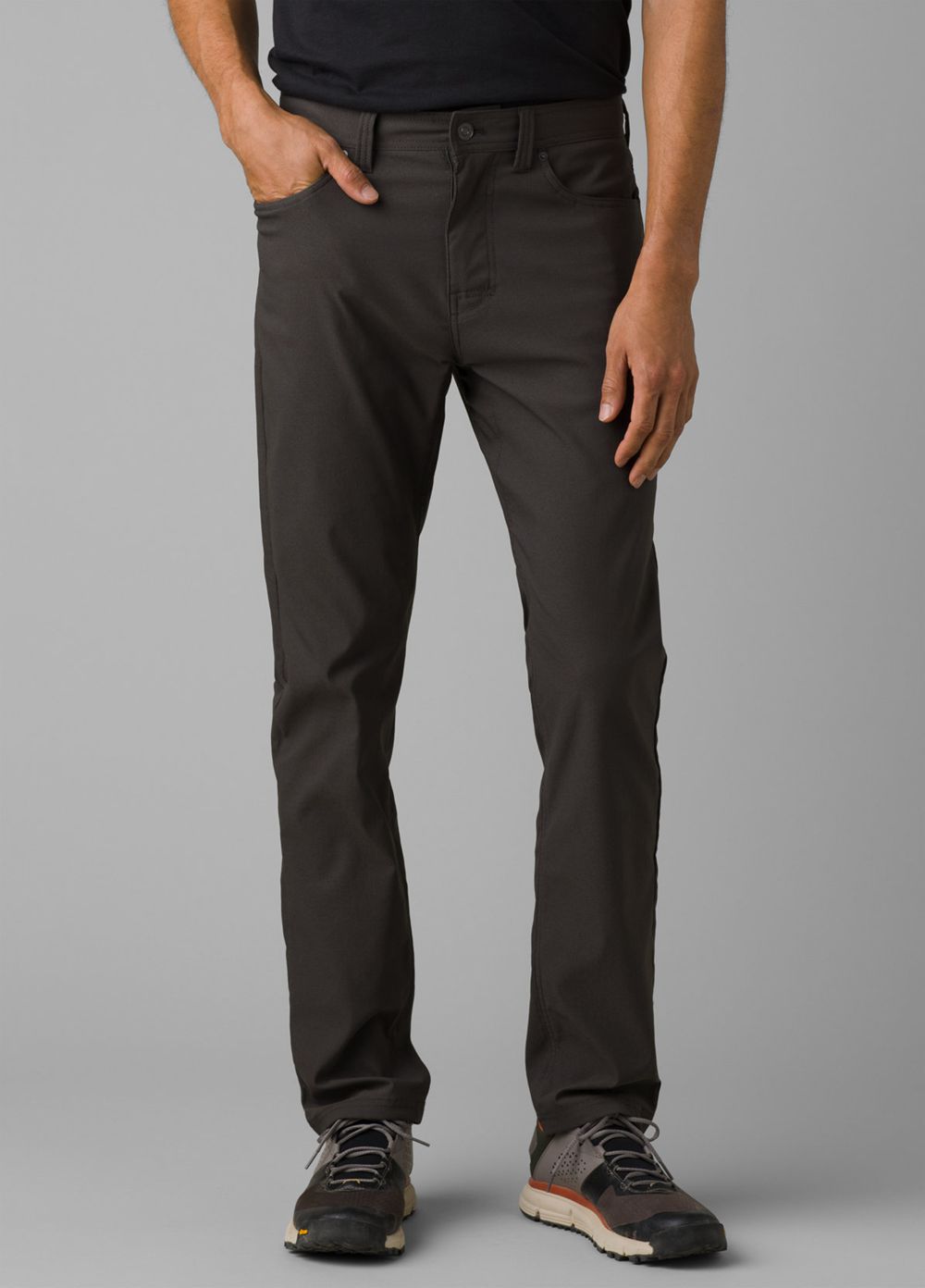 Grey Men\'s PrAna Brion Slim II Pants | FSPMYE053