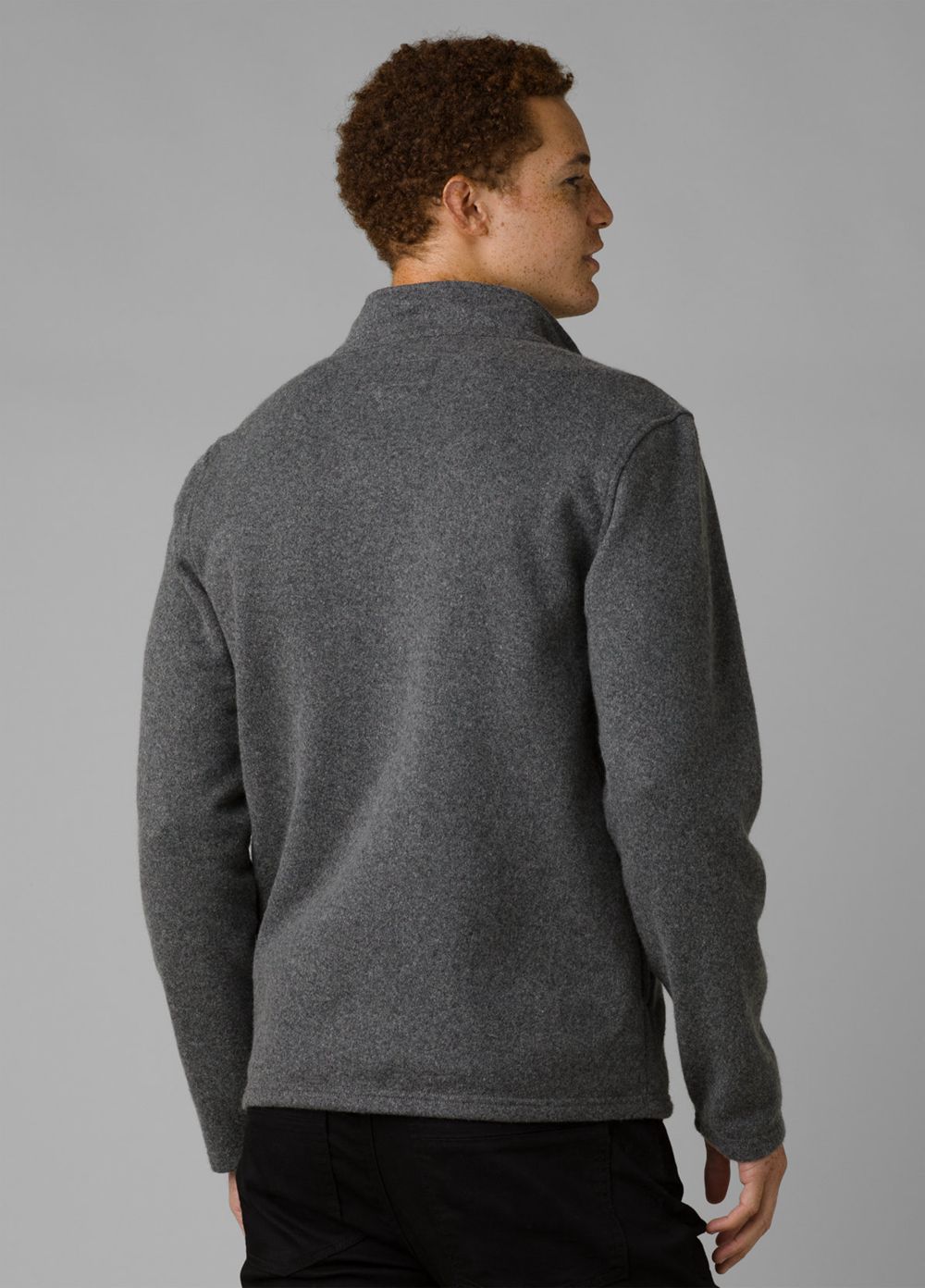 Grey Men's PrAna Brookland Sweater Jackets | CNUGWX762