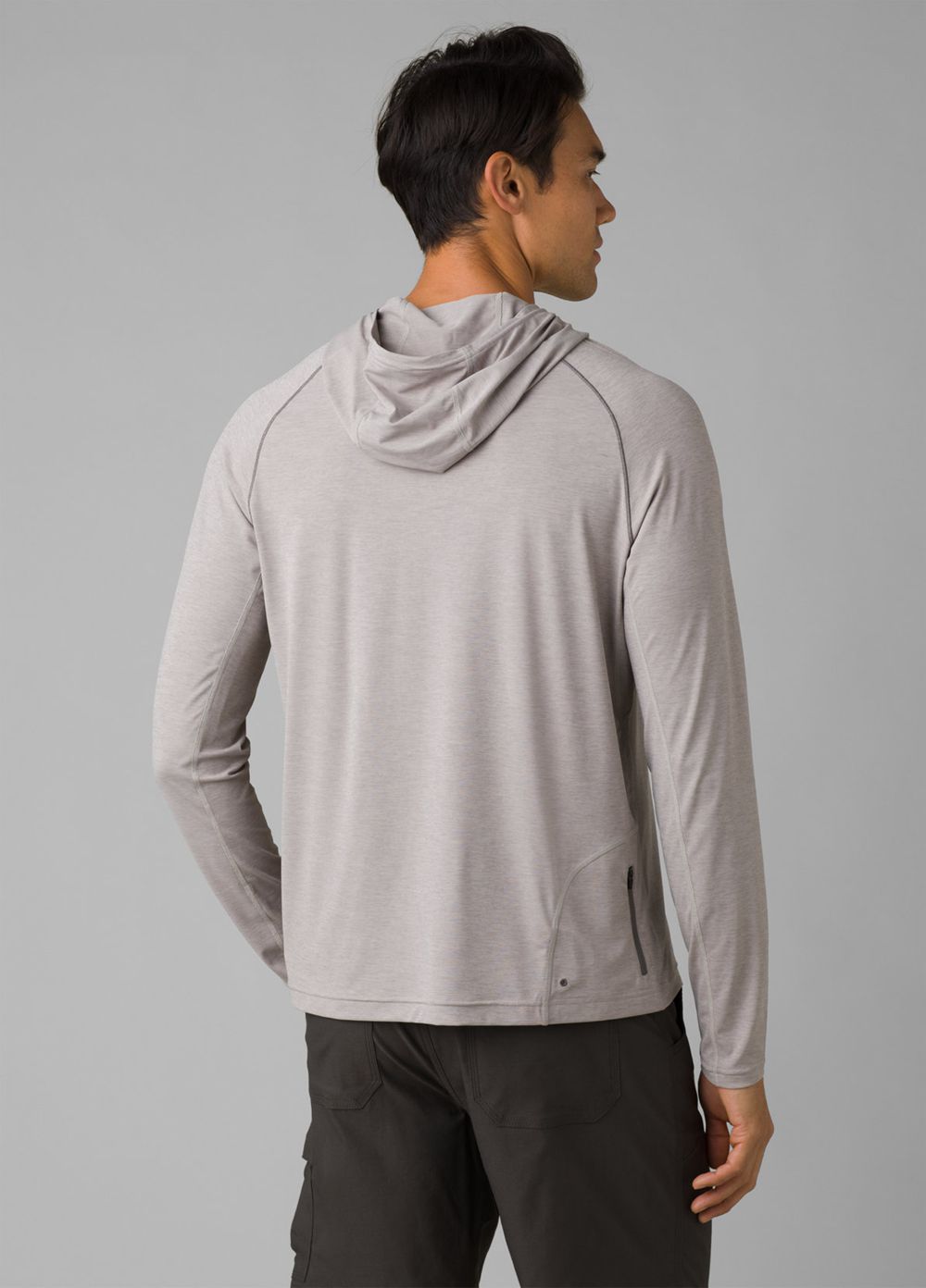 Grey Men's PrAna Calder Hoodie | QRYVXE542