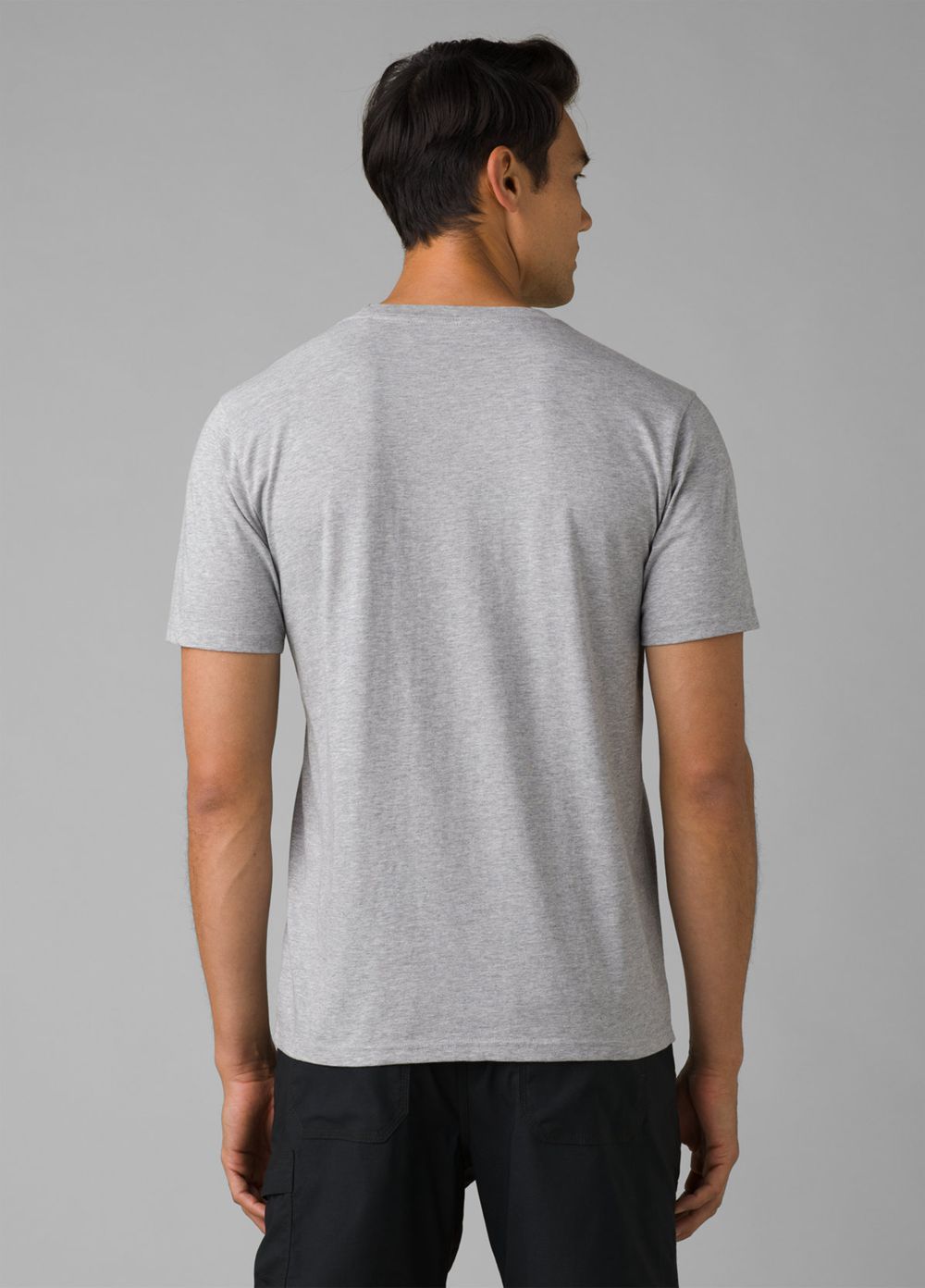 Grey Men's PrAna Camp Fire Journeyman 2 T-Shirts | UGCEKL016