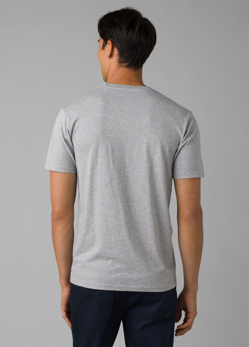 Grey Men's PrAna Como Te Llama Journeyman 2 T-Shirts | CBKMEU482