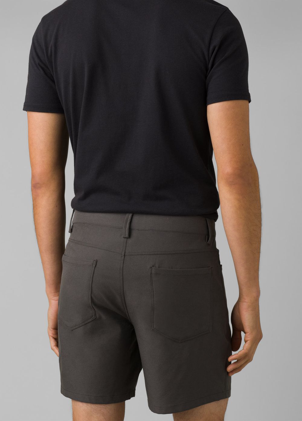 Grey Men's PrAna Decoder Shorts | BCDJAN059