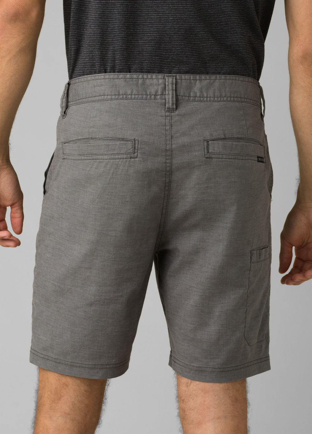 Grey Men's PrAna Furrow Shorts | RYQHBL709