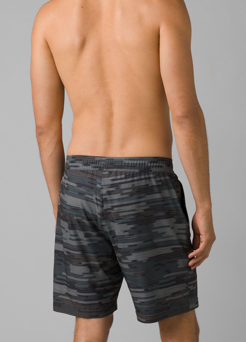 Grey Men's PrAna Heiro Lined Shorts | YGIWEZ085