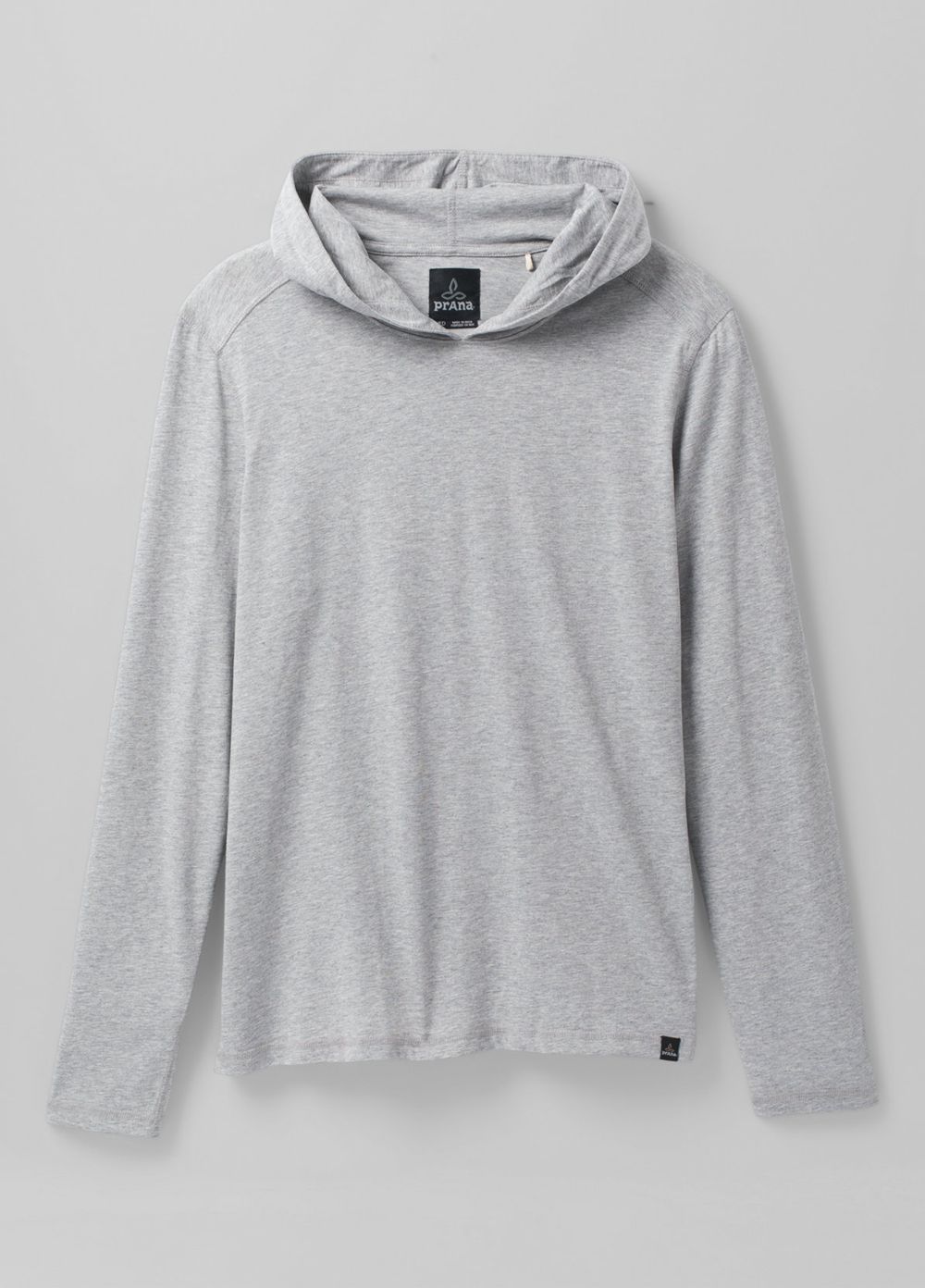 Grey Men's PrAna Hooded T-Shirts | VTREMS104