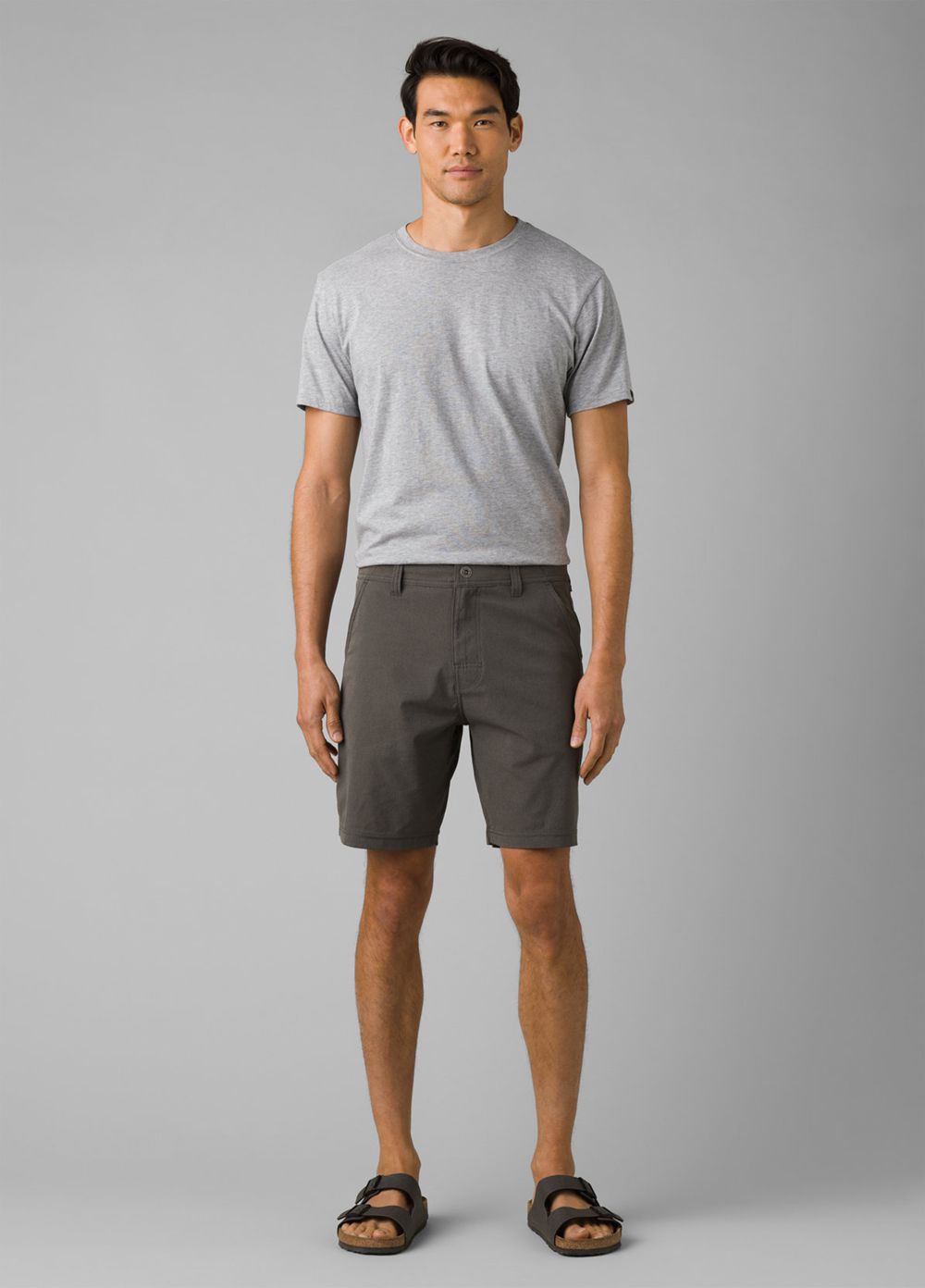 Grey Men's PrAna Hybridizer Shorts | SEZCHD241