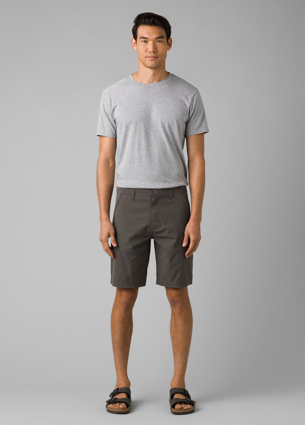 Grey Men's PrAna Hybridizer Shorts | SEZCHD241