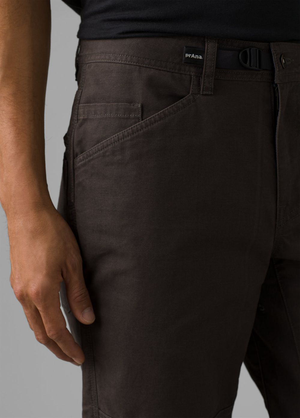 Grey Men's PrAna Kragg Pants | CQMXFT258