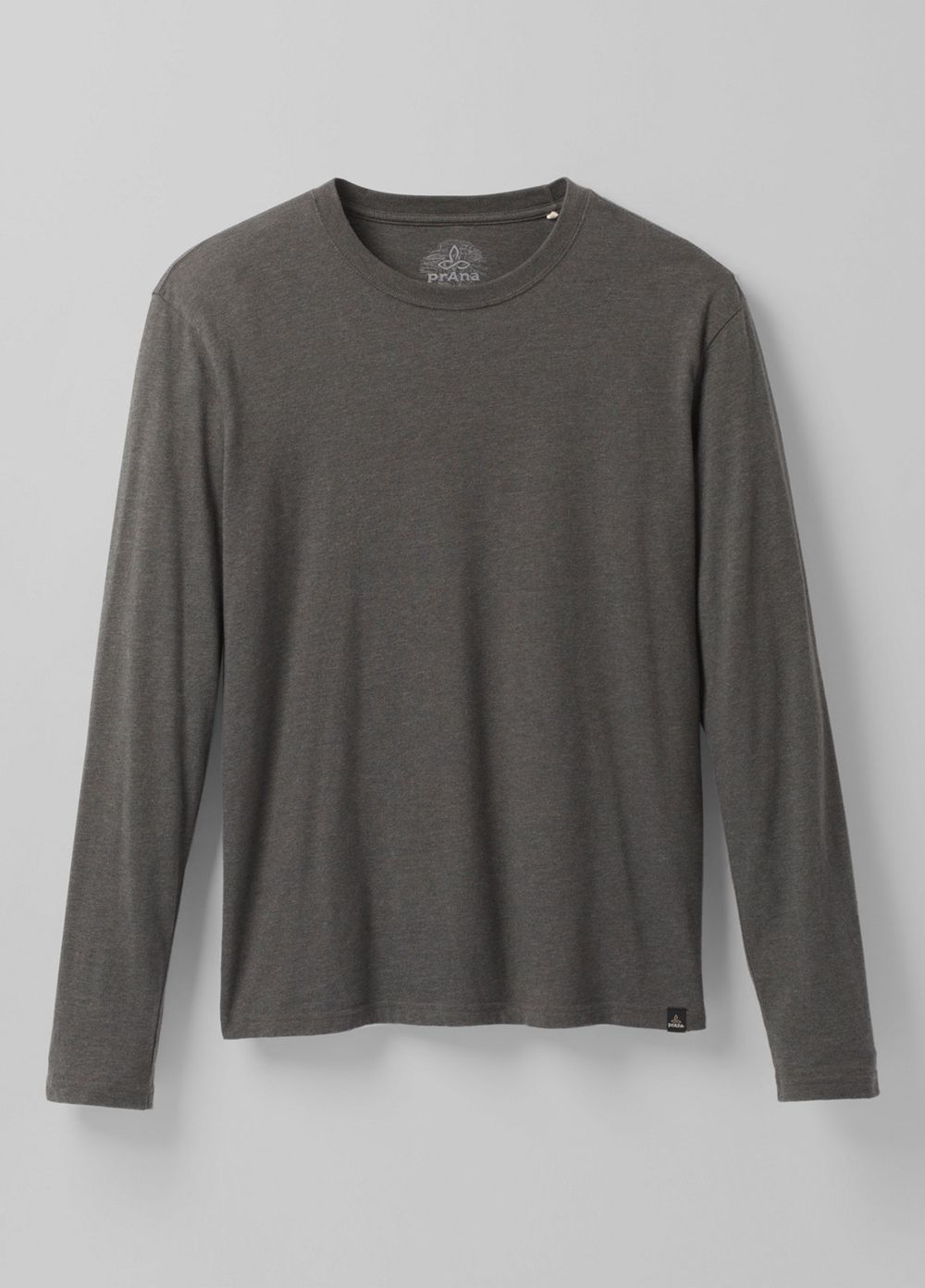 Grey Men's PrAna Long Sleeve T-Shirts | WBDIAP519