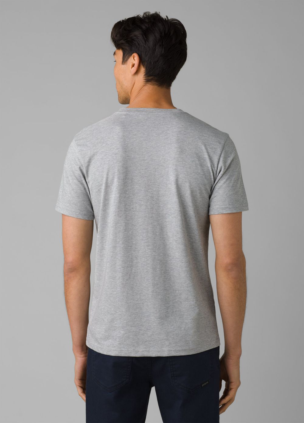 Grey Men's PrAna Pride Mountain Short Sleeve Tee T-Shirts | UNSWGQ158