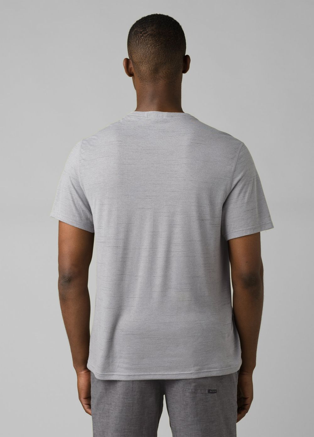 Grey Men's PrAna Prospect Heights Crew T-Shirts | OQTVYB865