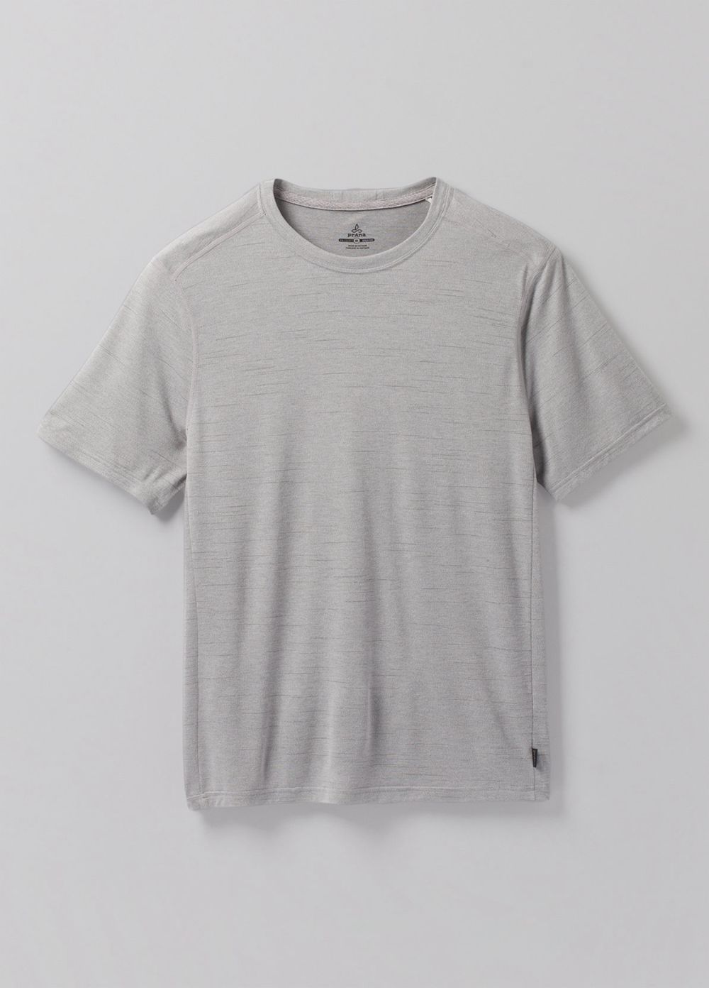 Grey Men's PrAna Prospect Heights Crew T-Shirts | OQTVYB865