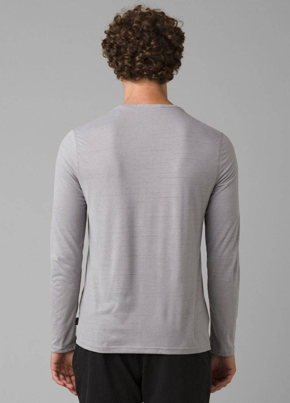 Grey Men's PrAna Prospect Heights Graphic Long Sleeve T-Shirts | MSYODG014