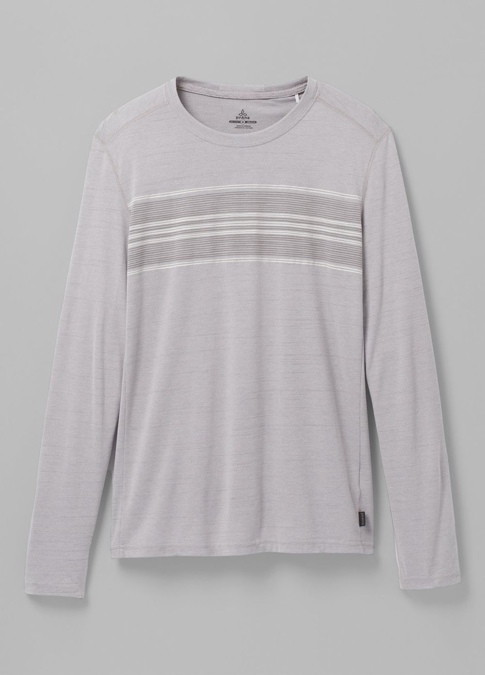 Grey Men's PrAna Prospect Heights Graphic Long Sleeve T-Shirts | MSYODG014