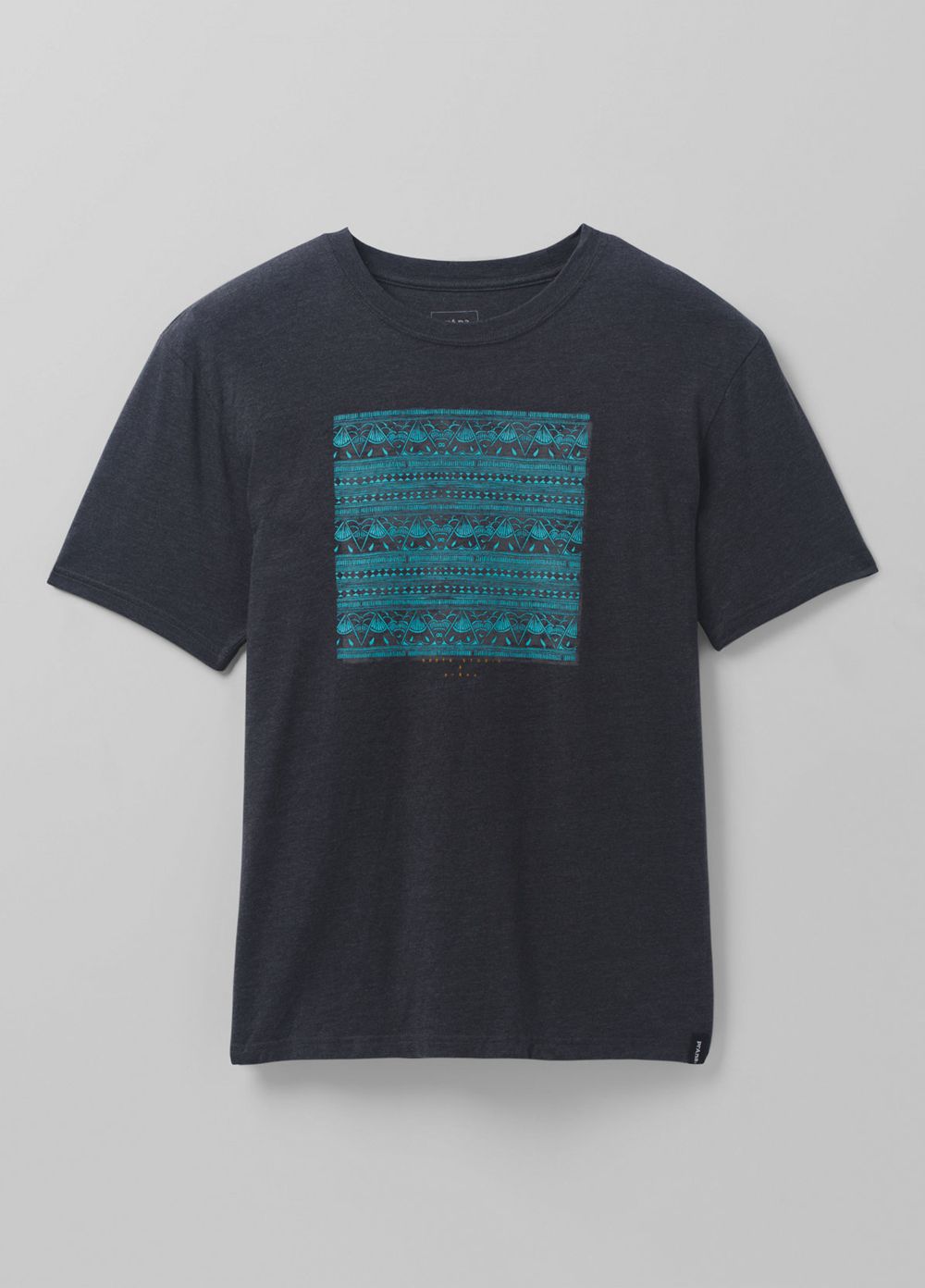 Grey Men's PrAna Roots Studio Graphic T-Shirts | AJVDNS054