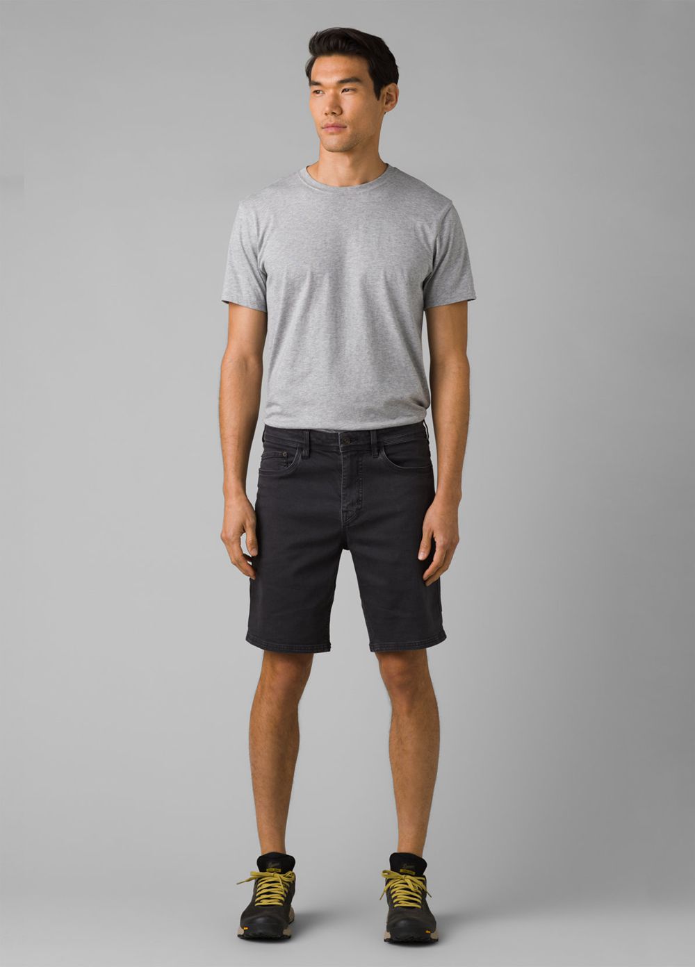 Grey Men's PrAna Station Shorts | AWTQXH380