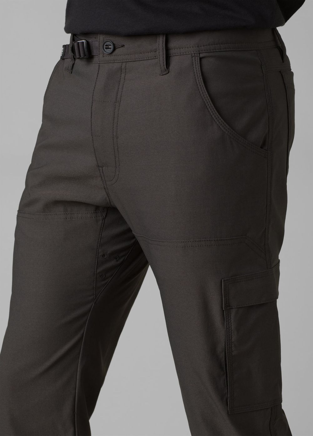 Grey Men's PrAna Stretch Zion Slim II Pants | JXPIHN489