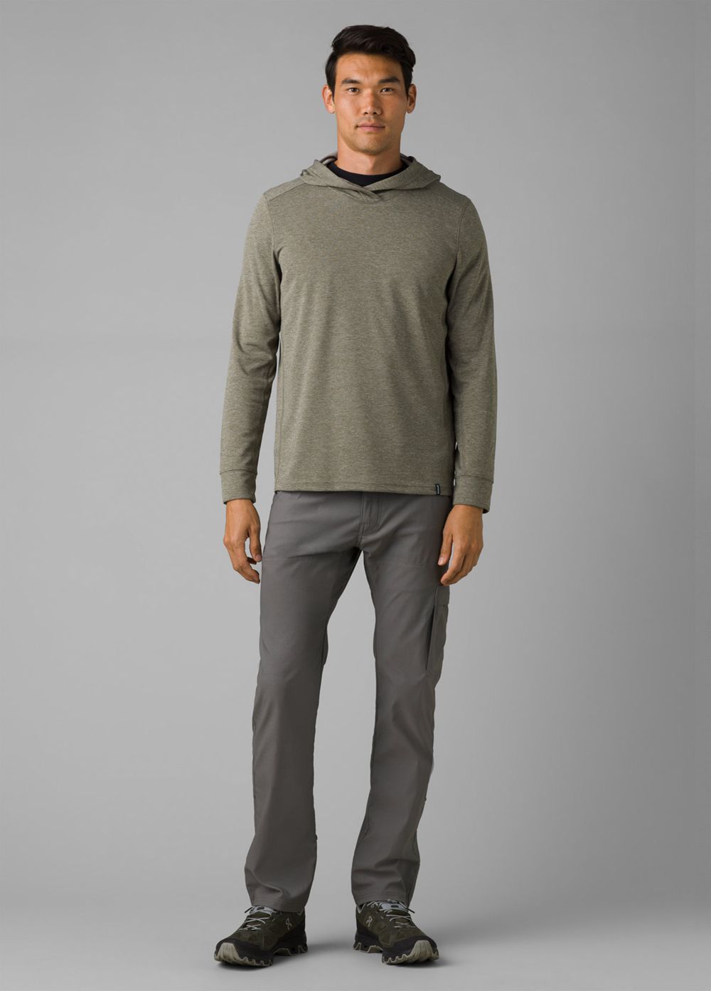 Grey Men's PrAna Stretch Zion Slim II Pants | OLAJIW462