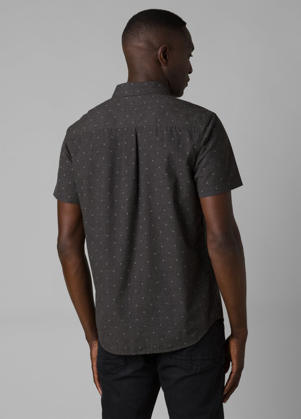 Grey Men's PrAna Tinline Shirts | YLVZUJ034