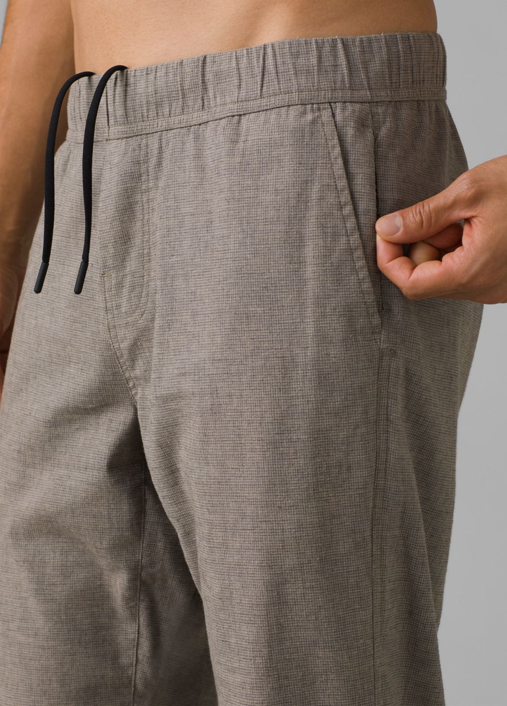 Grey Men's PrAna Vaha E-Waist Pants | BPZVEH205