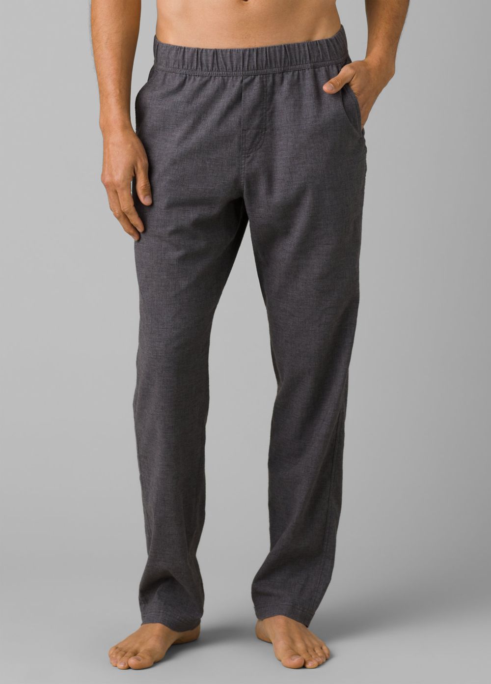 Grey Men\'s PrAna Vaha E-Waist Pants | EVQFUG857