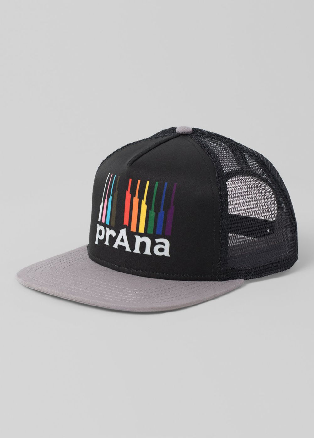 Grey Men\'s PrAna Vista Trucker Hats | XWTPHO735