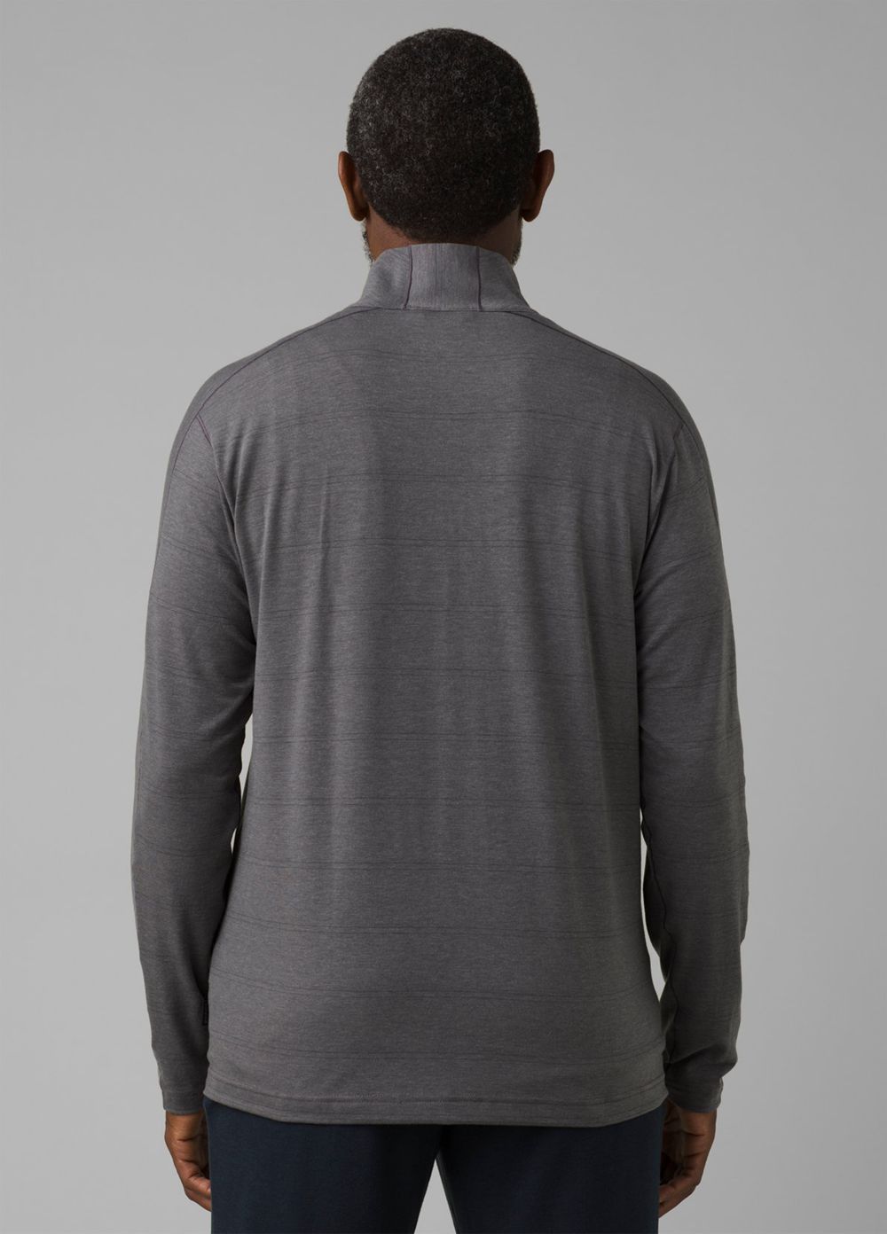 Grey Men's PrAna Watchtower 1/2 Zip Sweaters | PZUFTR782