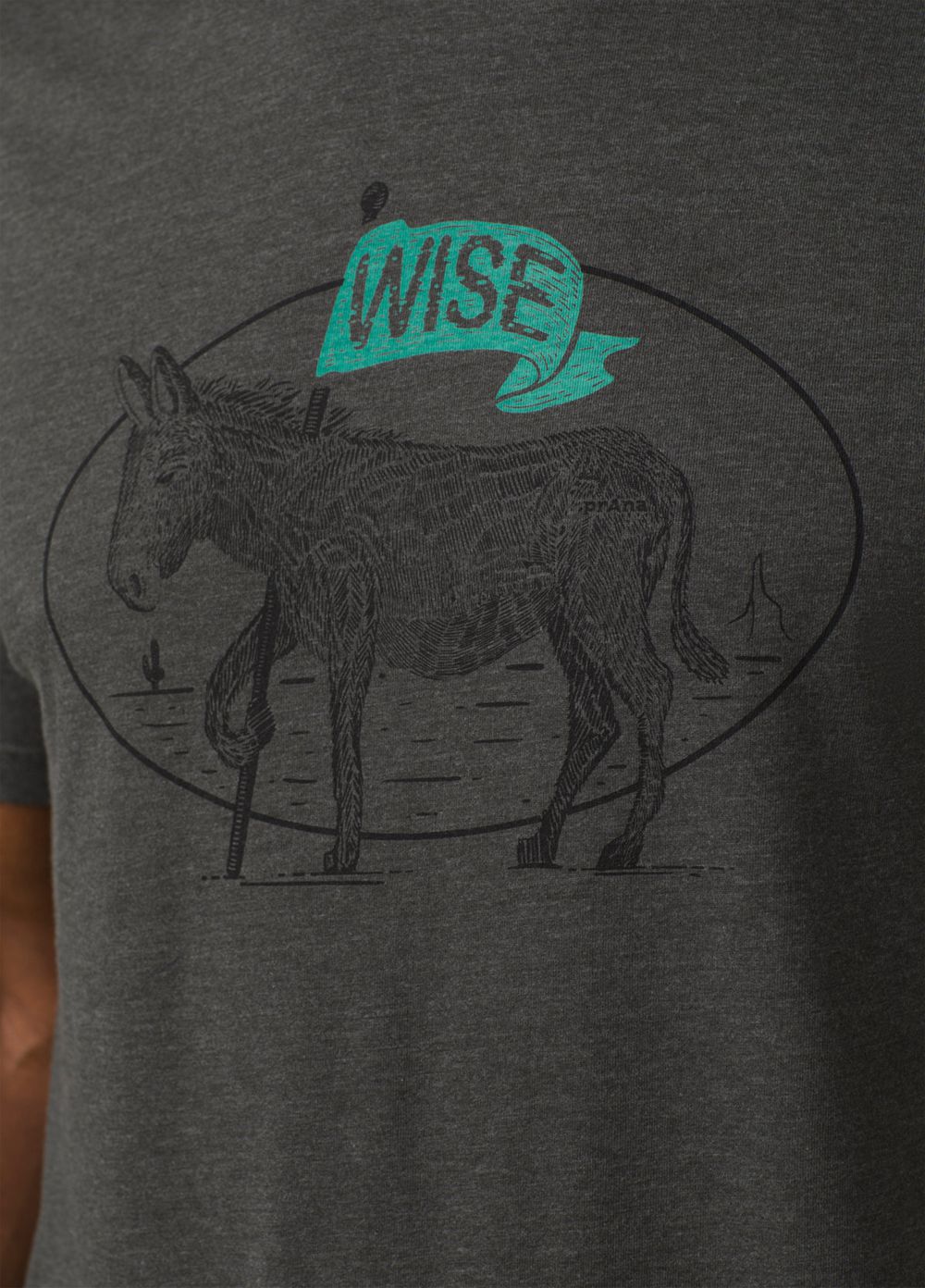 Grey Men's PrAna Wise Ass Journeyman 2 T-Shirts | UPVZWG596