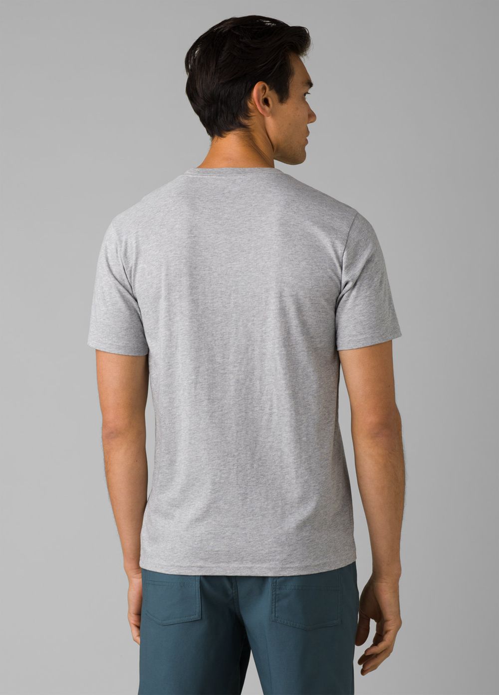 Grey Men's PrAna Wise Ass Journeyman T-Shirts | GQPAYI618