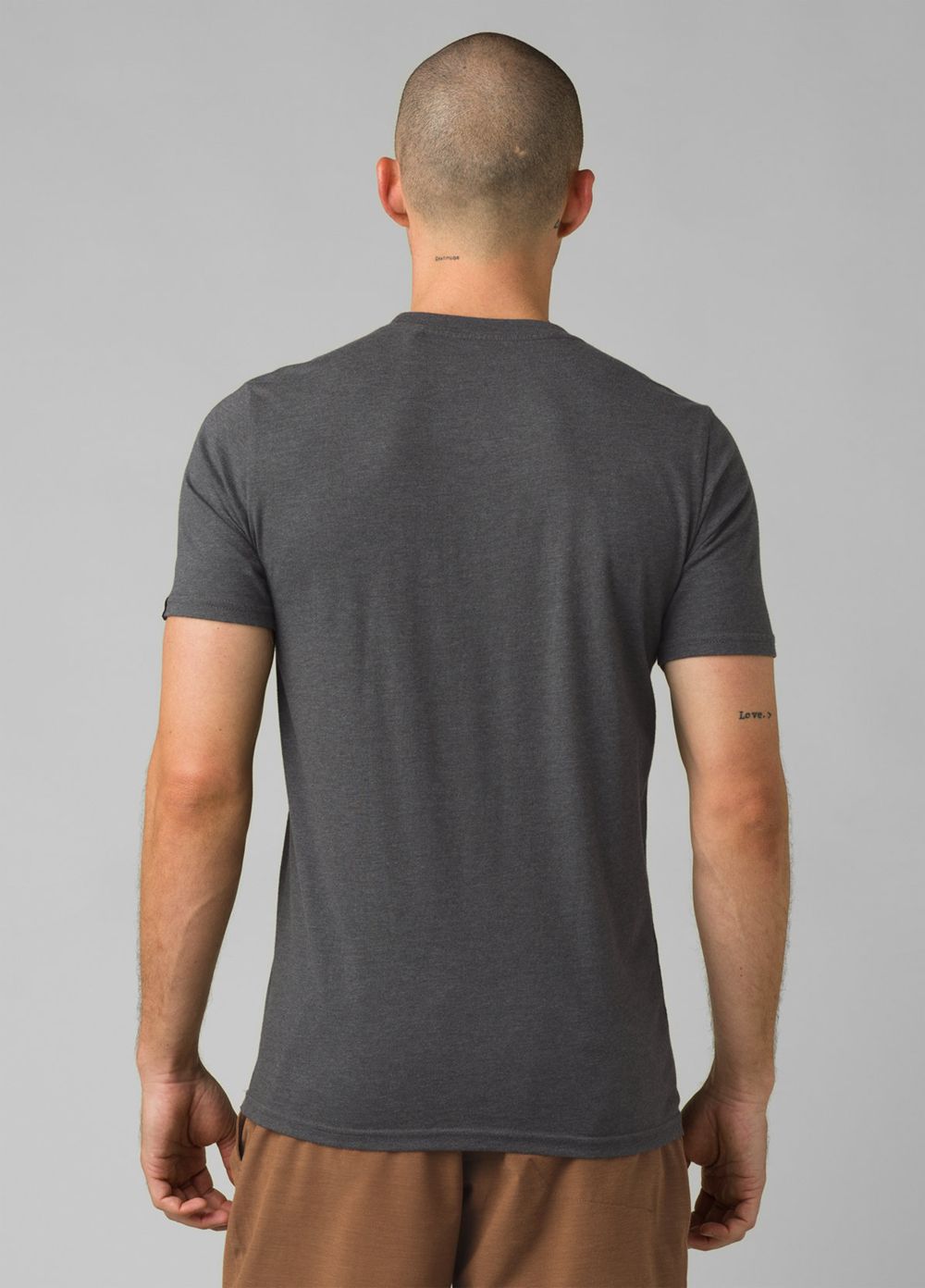 Grey Men's PrAna Wise Ass Journeyman T-Shirts | ZBGHDS914