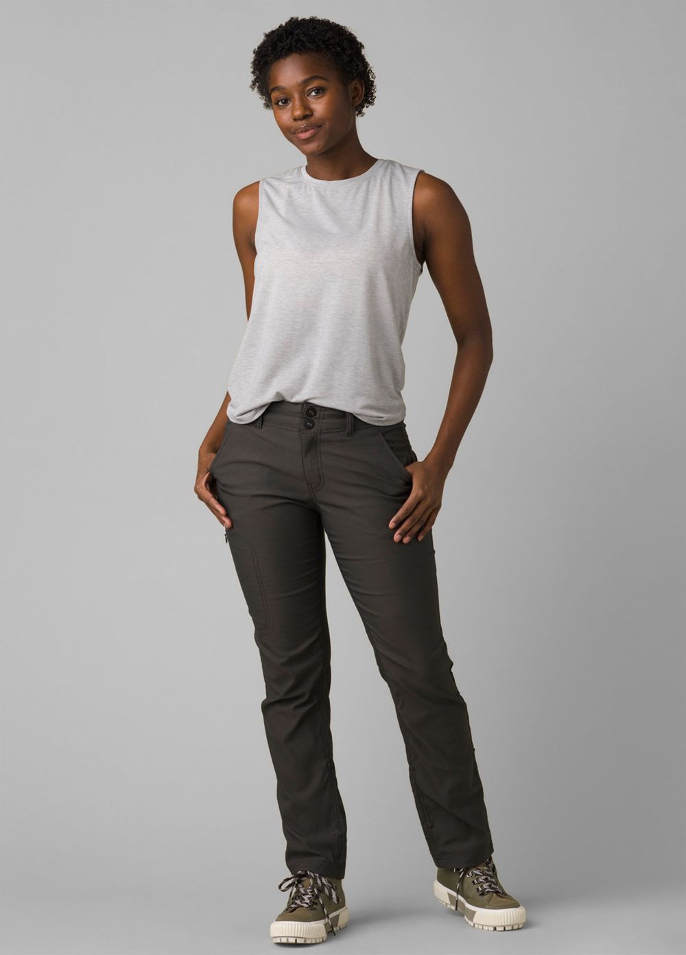 Grey Women's PrAna Alana Pants | BVETHL459