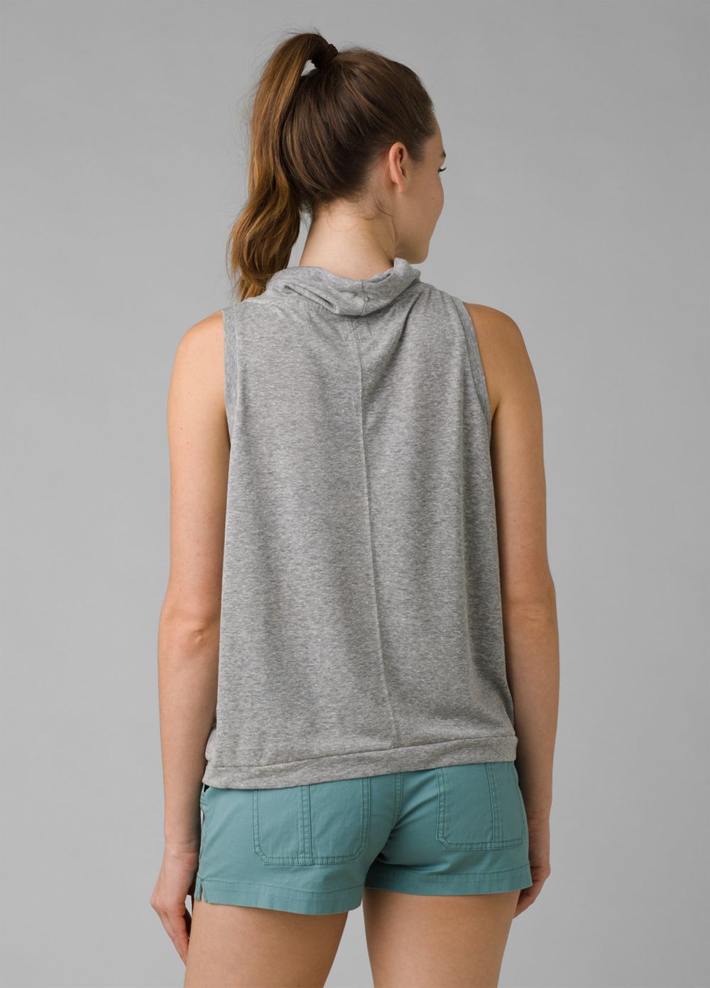 Grey Women's PrAna Cozy Up Barmsee Tank Top | VLJNSG180