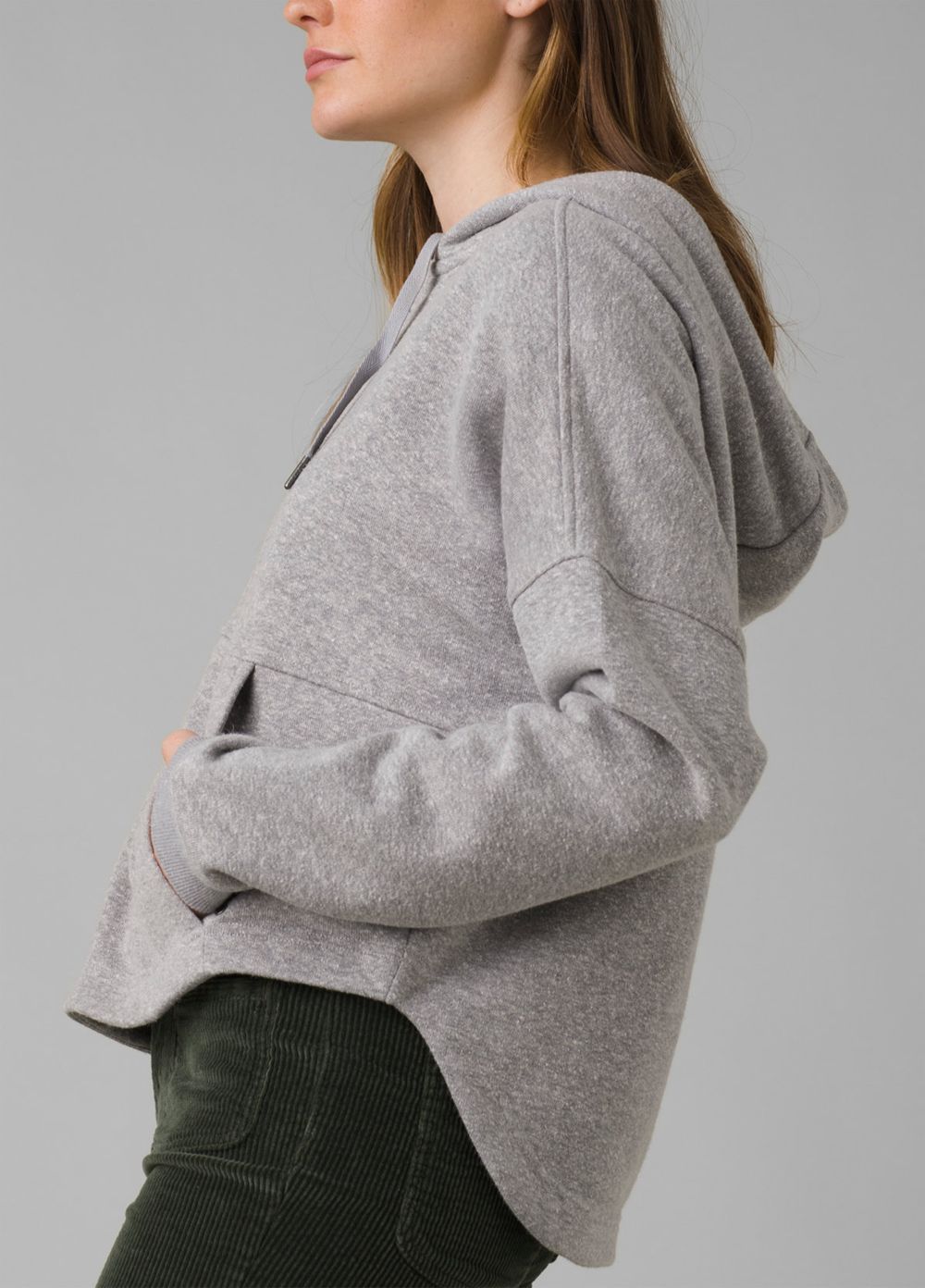 Grey Women's PrAna Cozy Up Illana Hoodie | LUTXJQ235