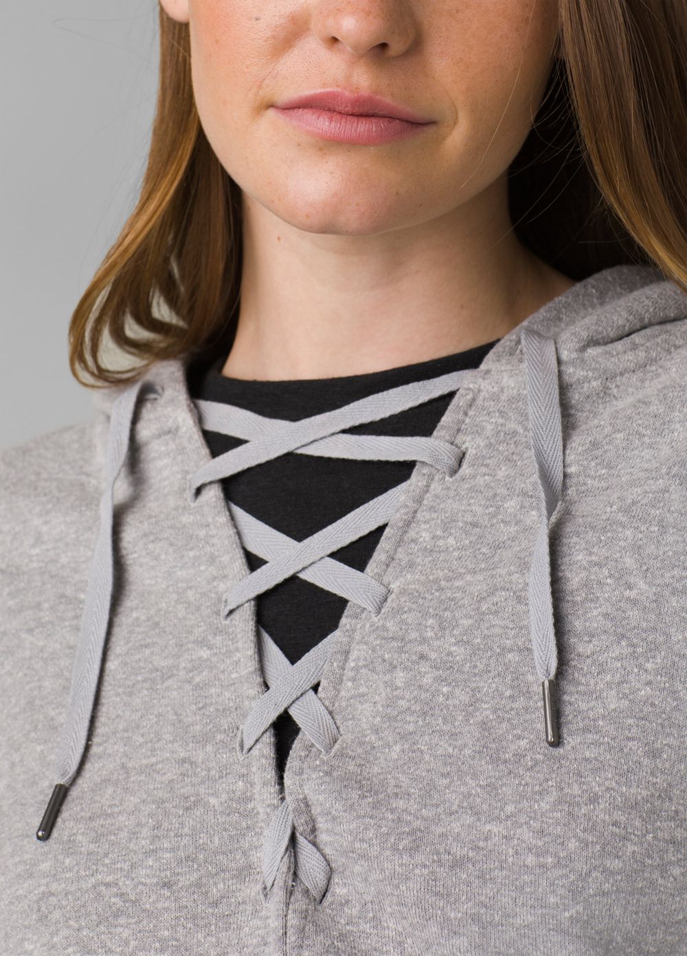 Grey Women's PrAna Cozy Up Illana Hoodie | LUTXJQ235