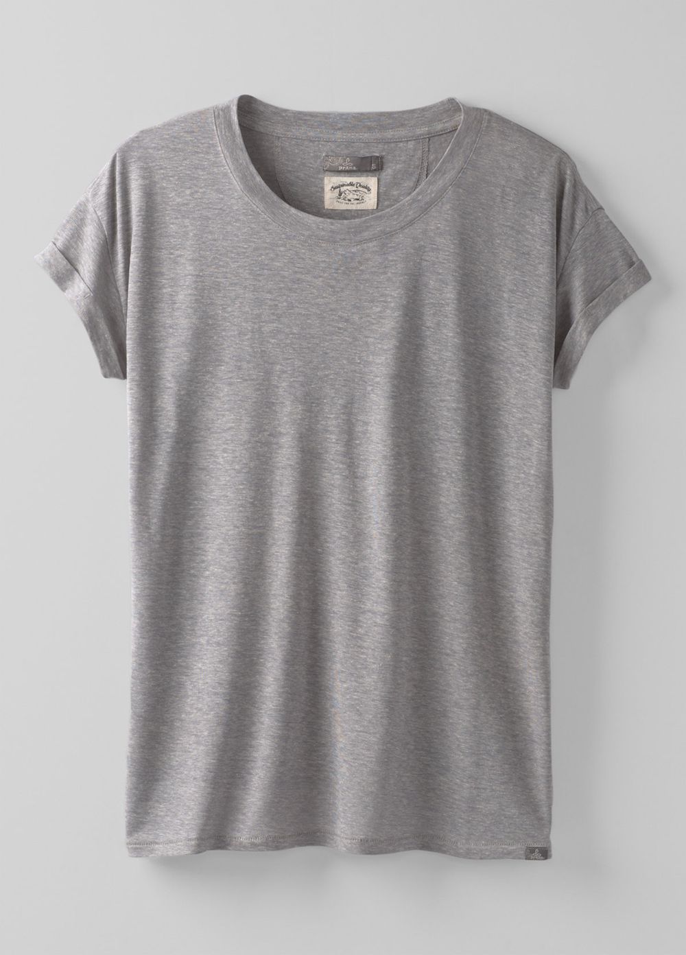 Grey Women's PrAna Cozy Up Plus T-Shirts | EPHVSQ172