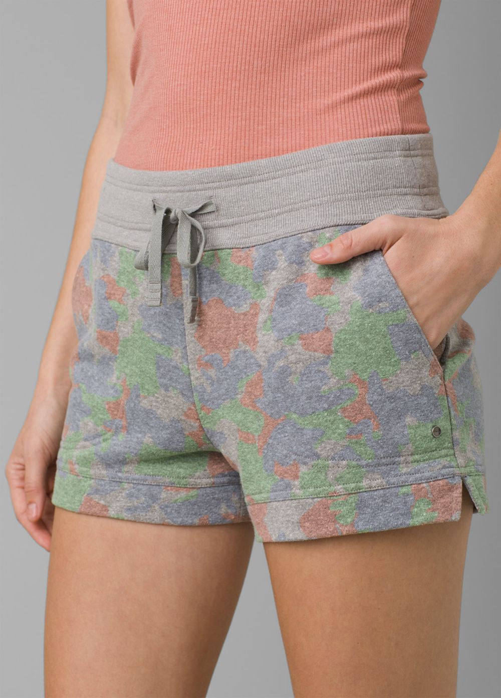 Grey Women's PrAna Cozy Up Shorts | MDVSLZ294