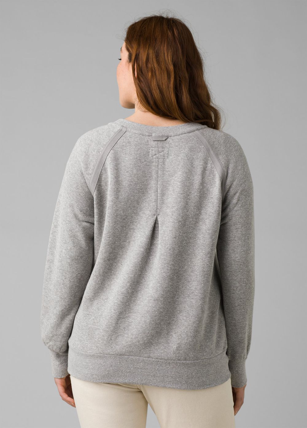 Grey Women's PrAna Cozy Up Sweatshirt | KAWNFL295