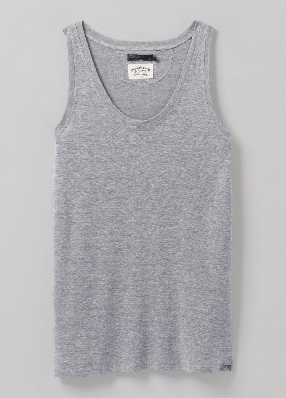 Grey Women's PrAna Cozy Up Tank Top | YSANLP298