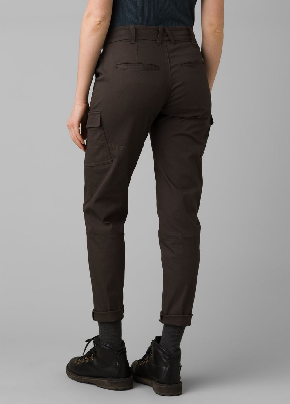 Grey Women's PrAna Elle Cargo Pants | RMDJWY180