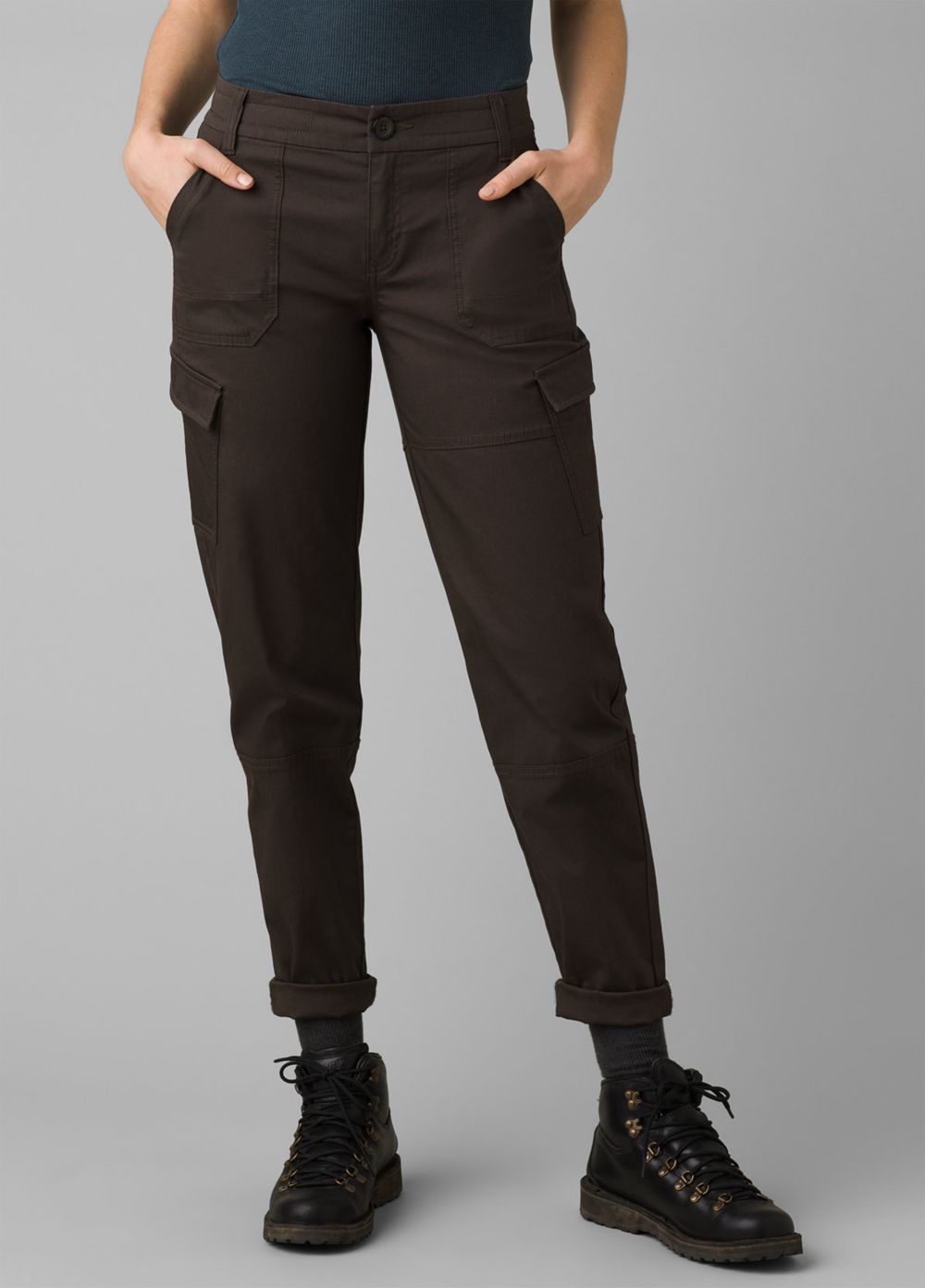 Grey Women\'s PrAna Elle Cargo Pants | RMDJWY180