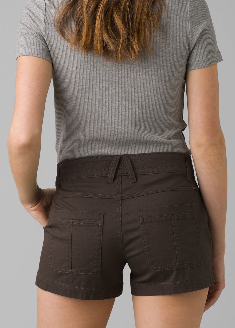 Grey Women's PrAna Elle Shorts | TXKDEO129