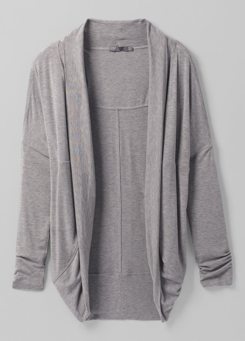 Grey Women's PrAna Foundation Munra Wrap Plus Sweaters | MKVUWI143