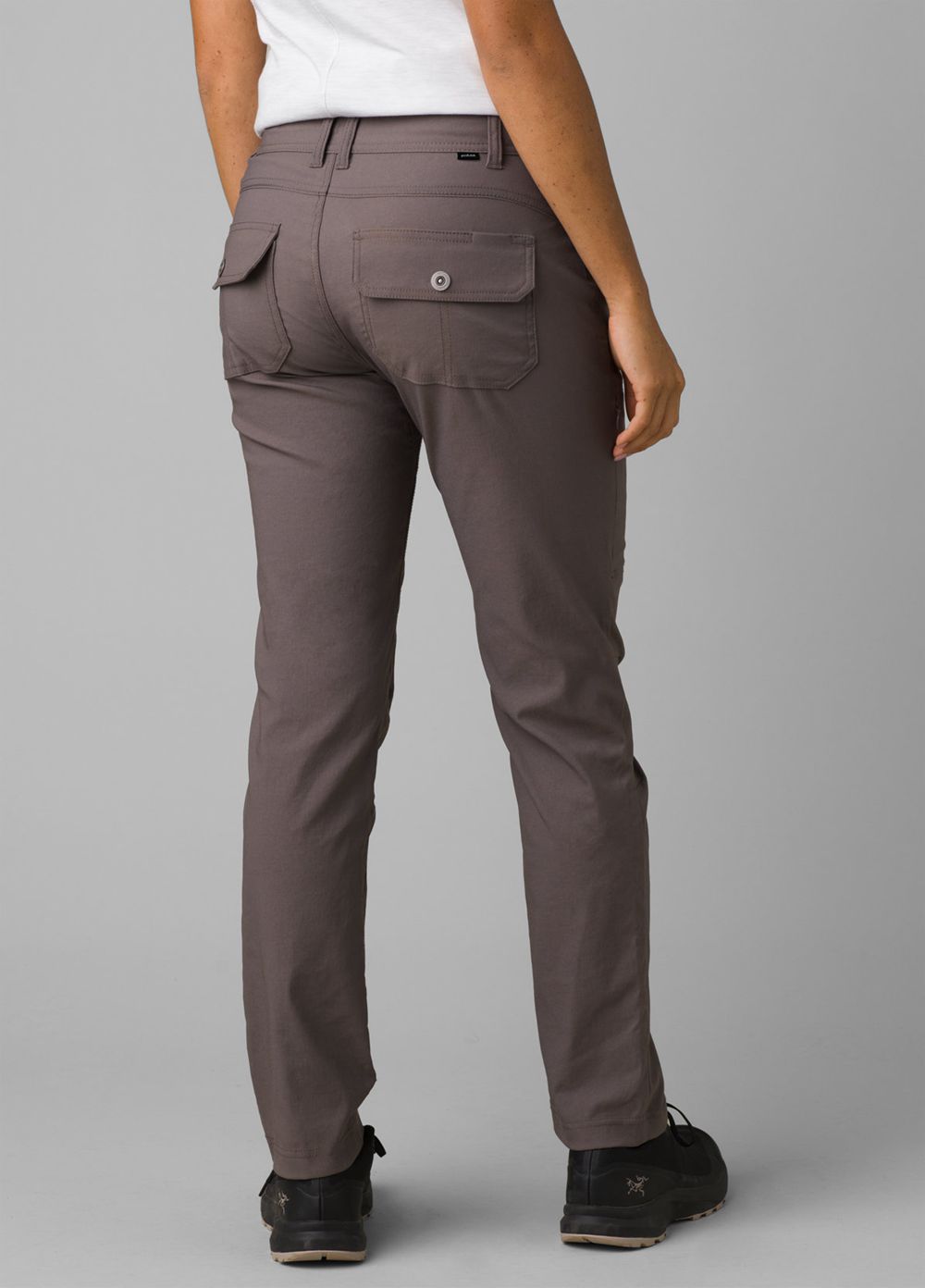 Grey Women's PrAna Halle Straight II Pants | VPYUWC104