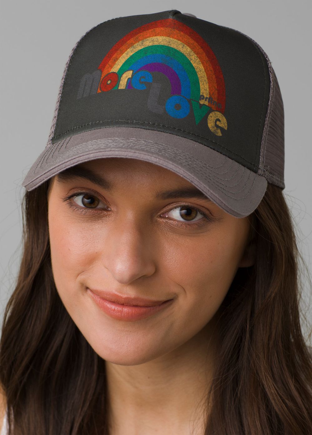 Grey Women's PrAna La Viva Trucker Hats | JLOWCS048