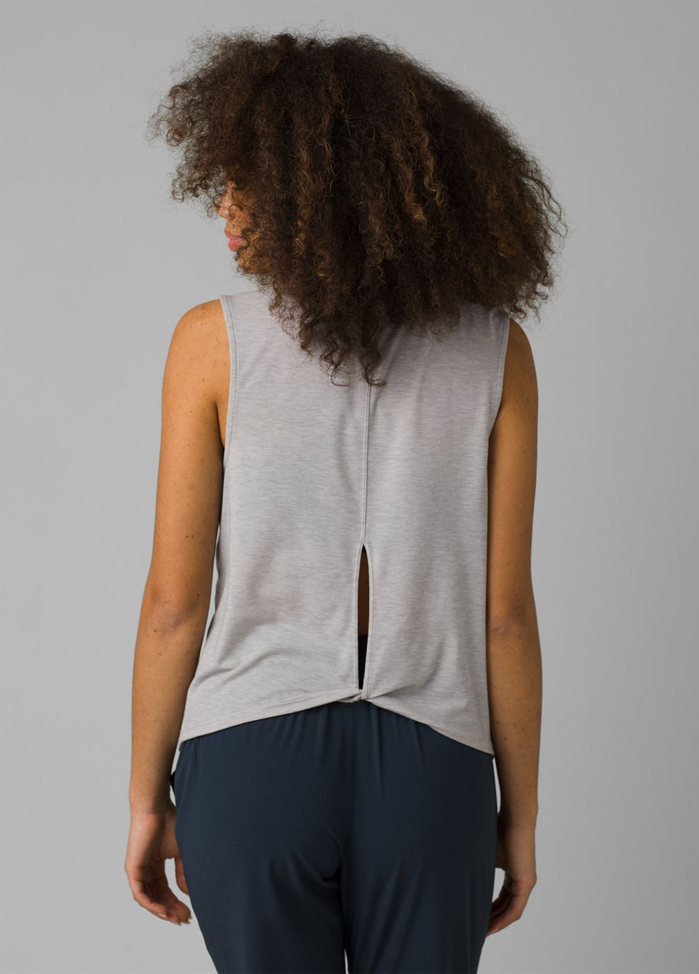 Grey Women's PrAna Rogue Sleeveless Tank Top | NQAGZX907