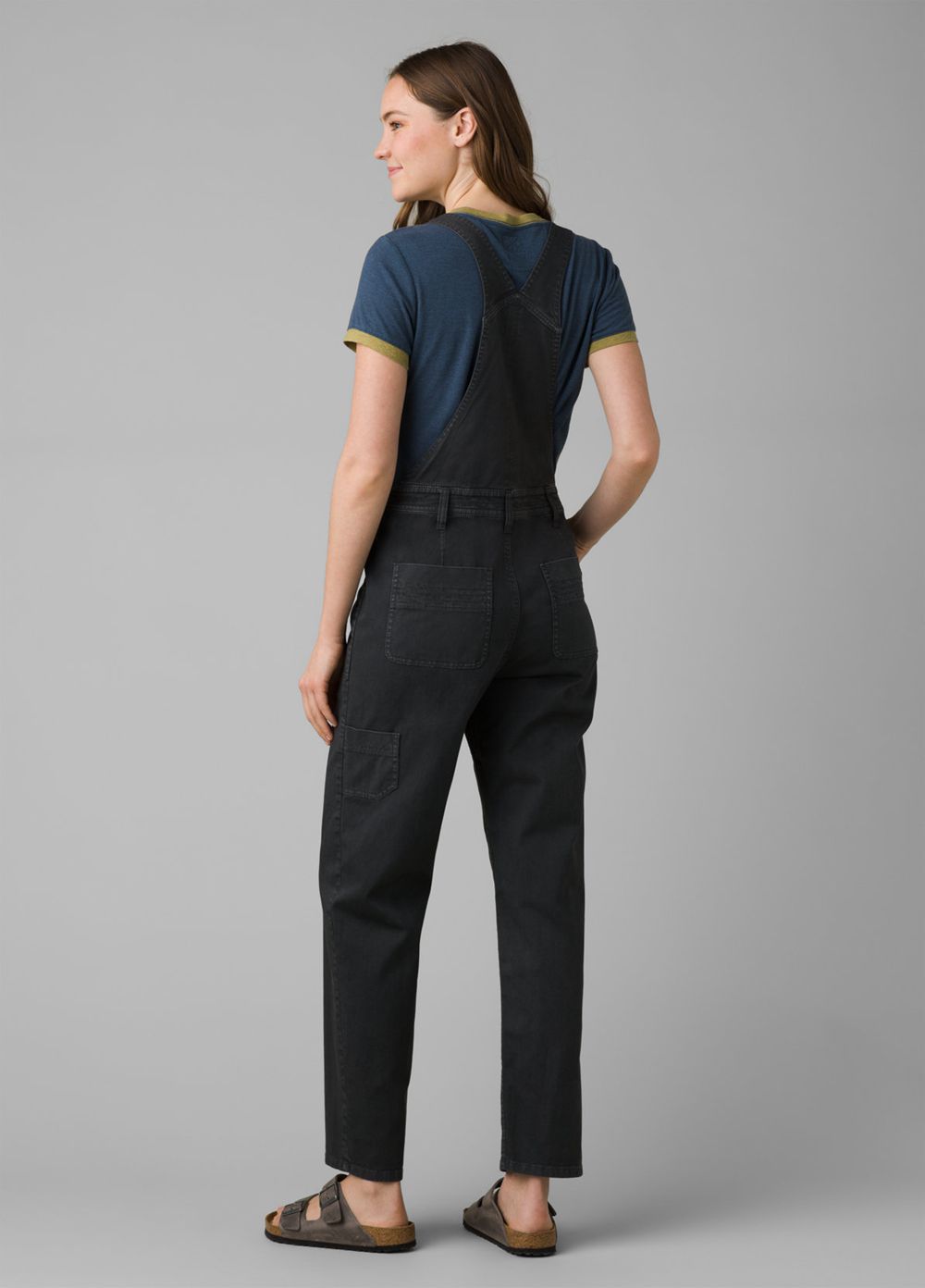 Grey Women's PrAna Sancho Overalls Pants | HBMATX790