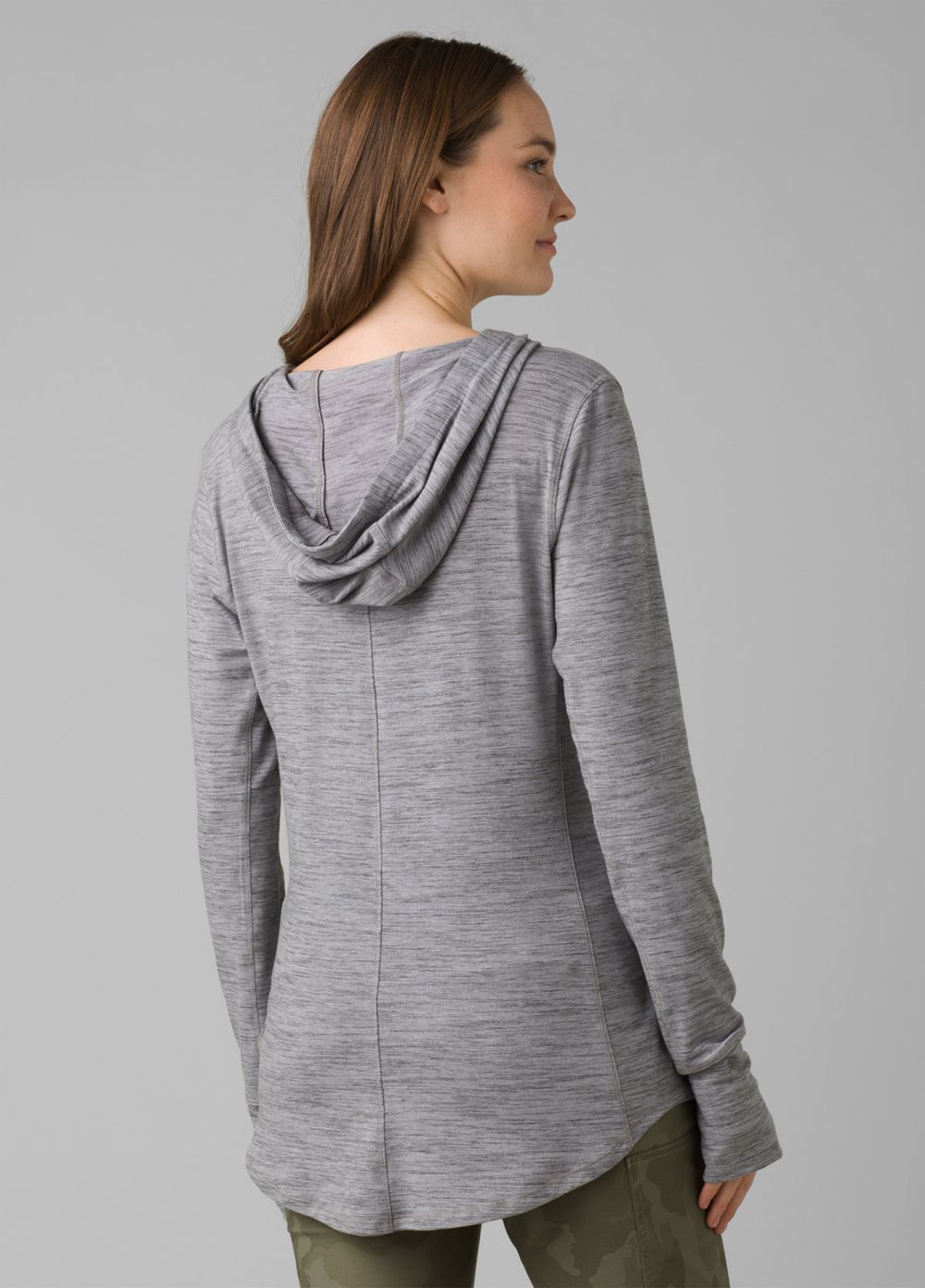 Grey Women's PrAna Sol Protect Hoodie | RCMDNQ268