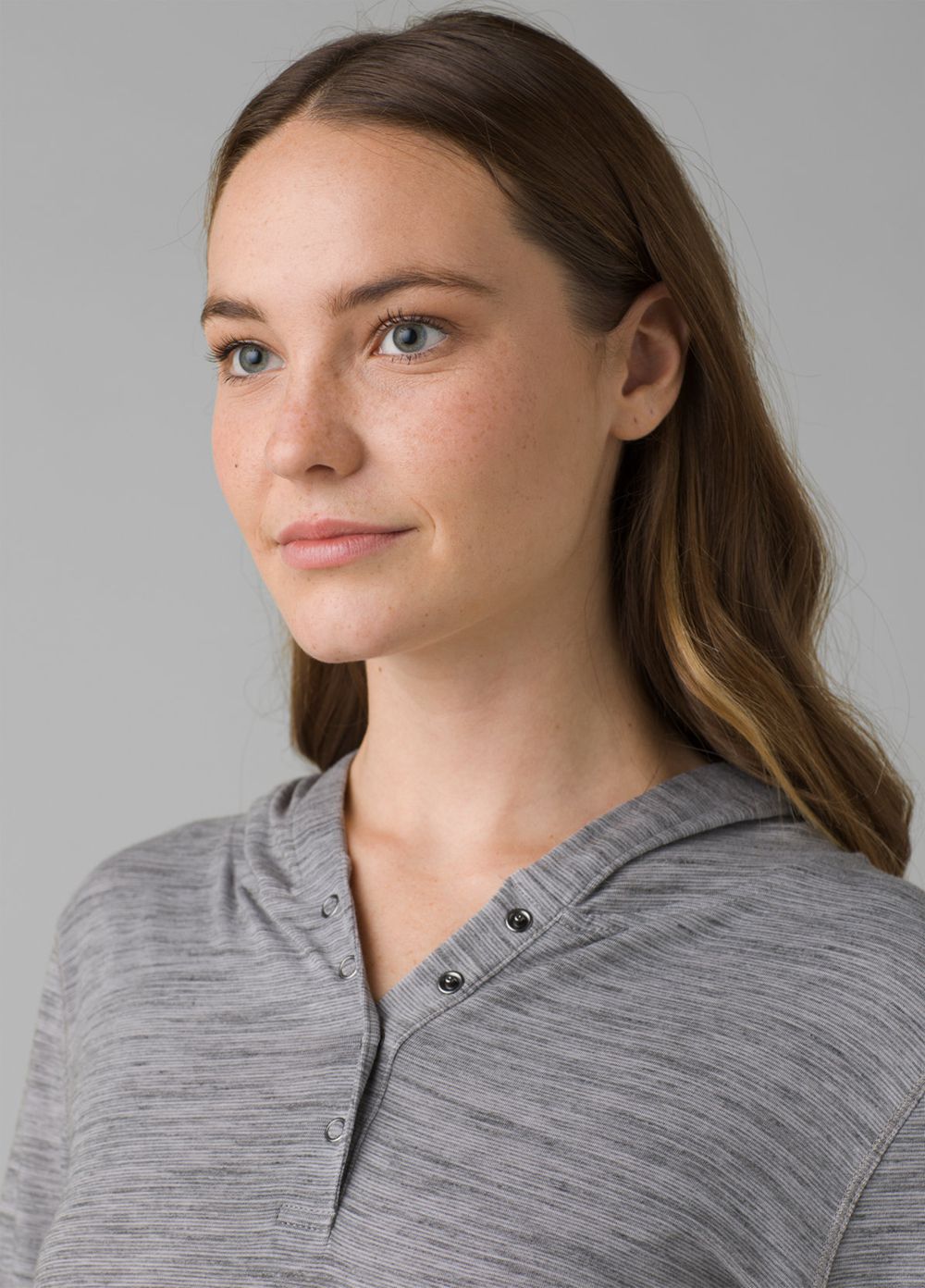 Grey Women's PrAna Sol Protect Hoodie | RCMDNQ268