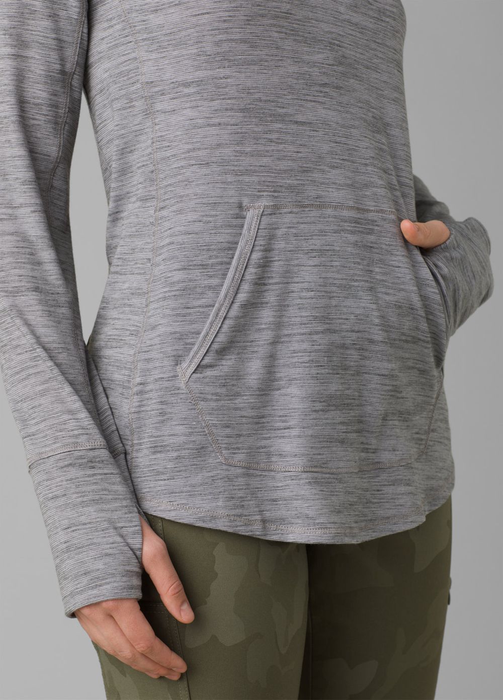 Grey Women's PrAna Sol Protect Hoodie | RCMDNQ268