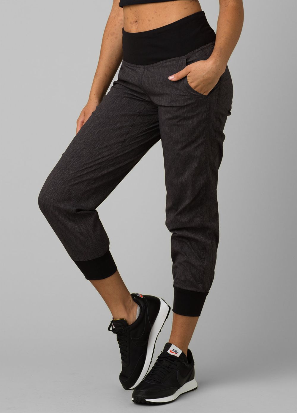 Grey Women\'s PrAna Summit Jogger Pants | UGRQCN420